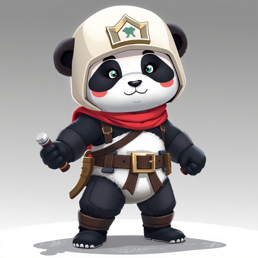 AI generated image by FLUX.1-schnell: Hero Panda
