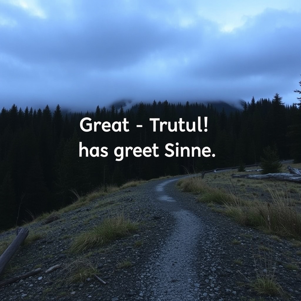 AI generated image by FLUX.1-schnell: great Truth has great silence