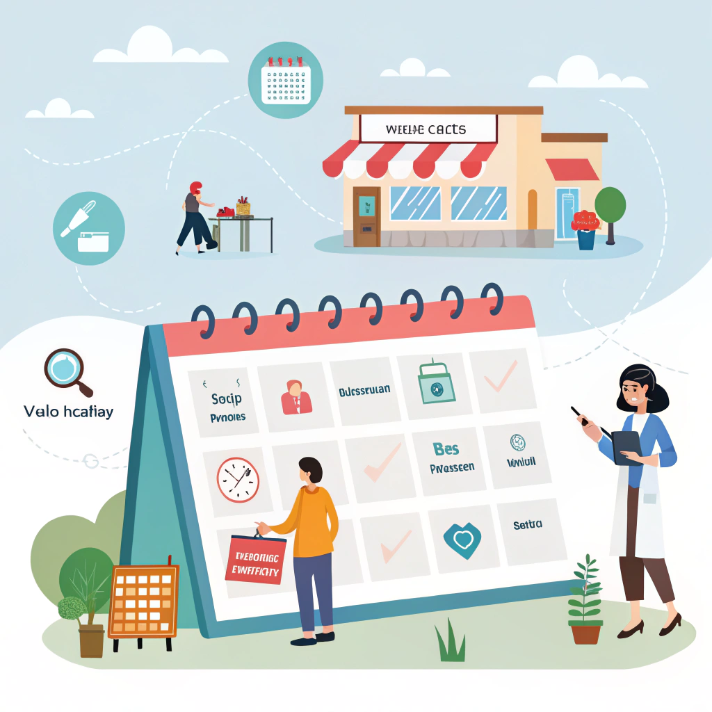 AI generated image by Red Panda AI: hola, disculp por molestarte pero estoy desarrollando una pagina web la cual su trabajo será de agendamiento de citas de manera virtual entre los clientes con negocios, empresas, locales de barrio o empresas como peluquerías, veterinarias, etc en esta le facilitara a los dueños de los negocios poder promocionar sus negocios entonces necesito una imagen llamativa la cual exprese de manera visual lo que quiero hacer, tienes alguna idea en mente?