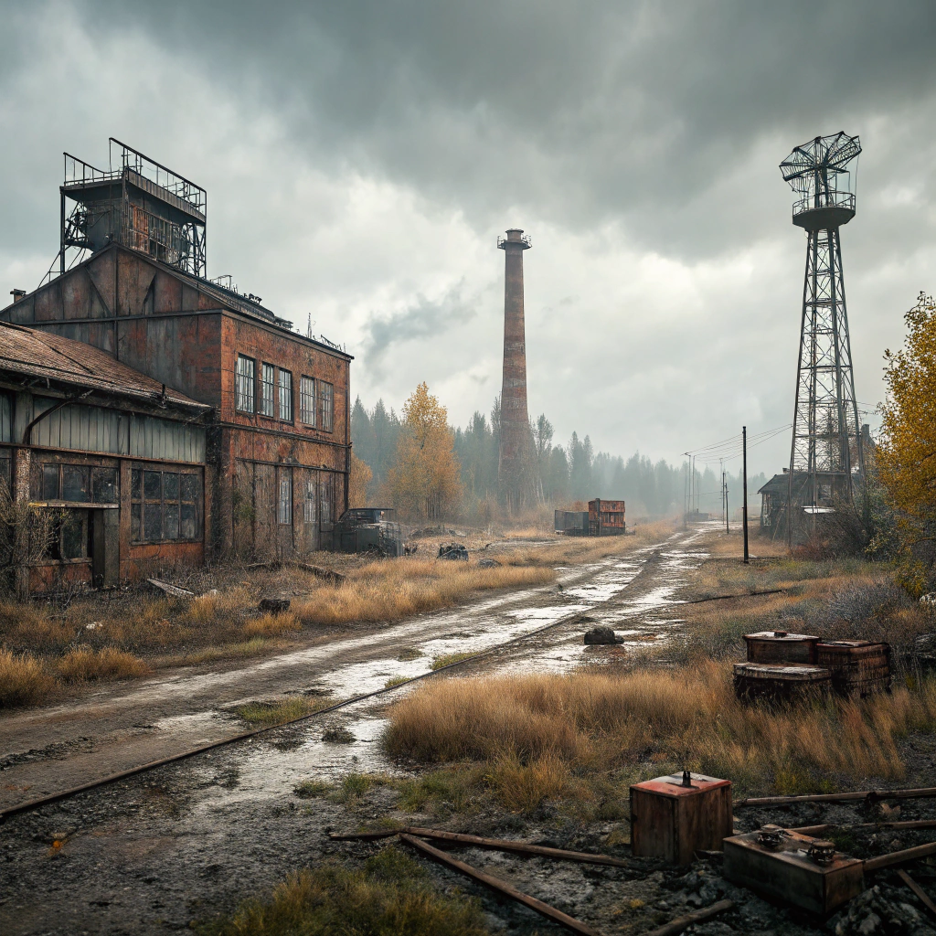 AI generated image by Red Panda AI: crear una imagen real del juego "rust" pero que sea para la serie "Bellum"