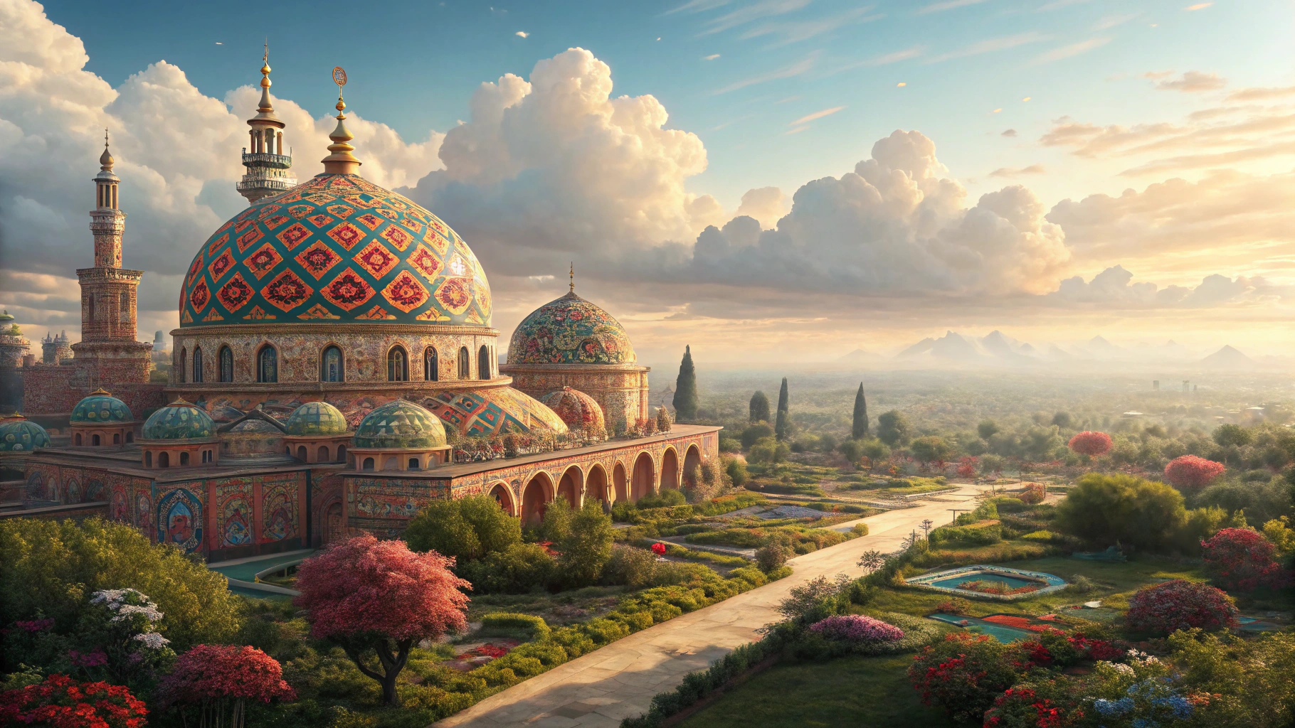 AI generated image by Red Panda AI: The amazing world of patterns and majesty. It is beyond belief and beauty takes on a new meaning.