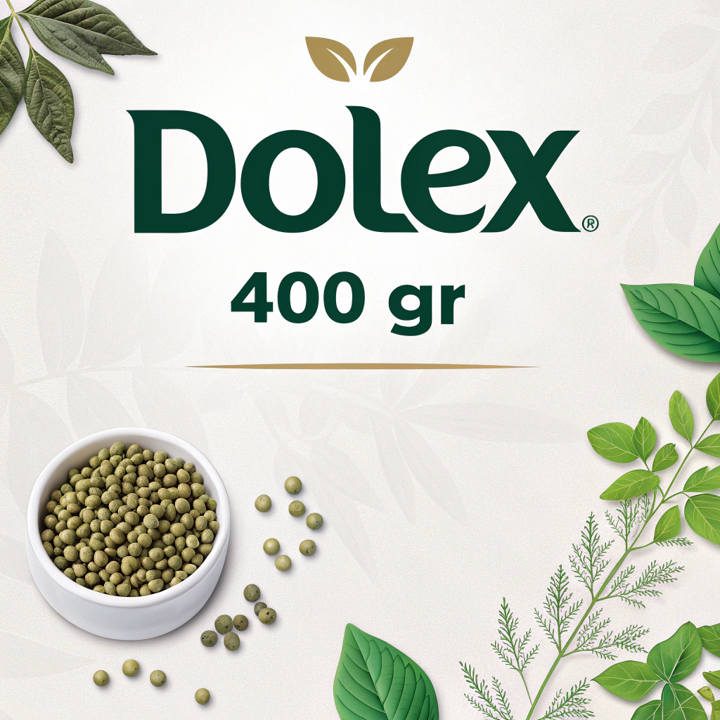 AI generated image by Red Panda AI: dame un afiche publitario para dolex 400 gr conde tenga las recomendaciones de uso para amyores de edad 