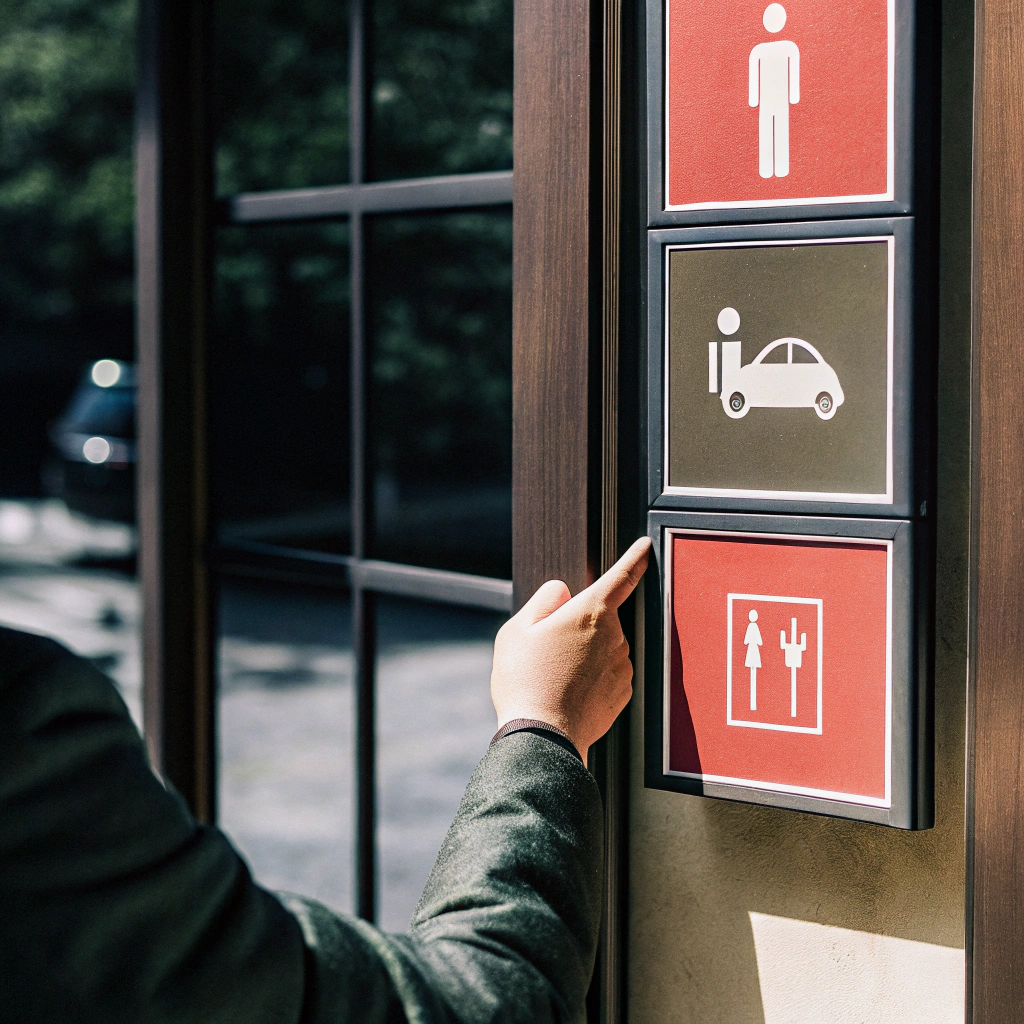 AI generated image by Red Panda AI: Pictograms about services