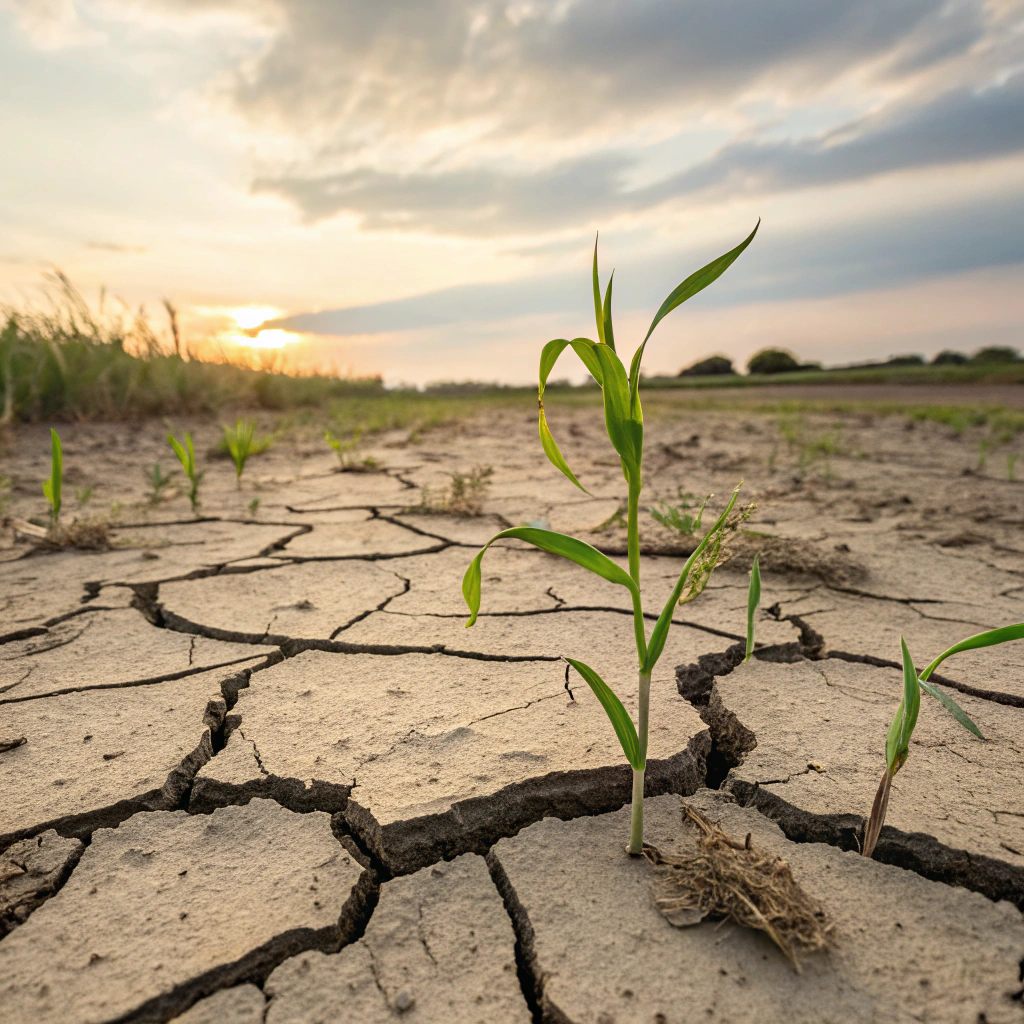 AI generated image by Red Panda AI: Reducció de nutrients al sòl
