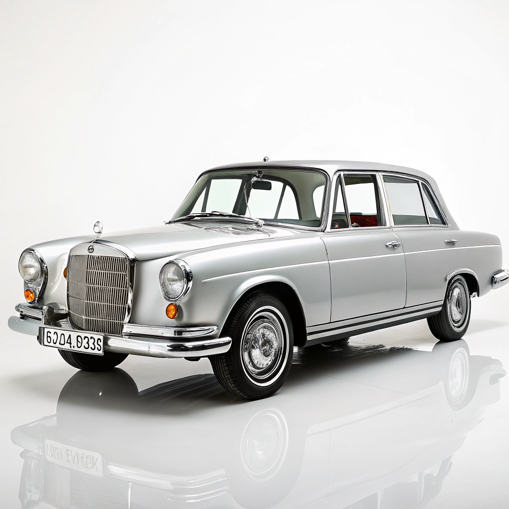 AI generated image by Red Panda AI: Automóvil Mercedes Benz 180