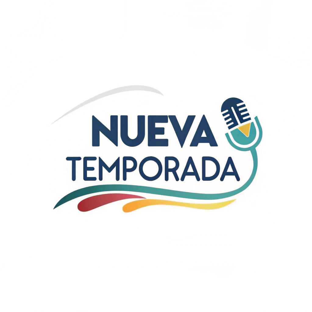 AI generated image by Red Panda AI: Logo para podcast con el nombre nueva temporada 