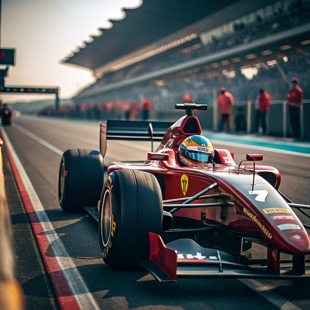 AI generated image by Red Panda AI: formula 1