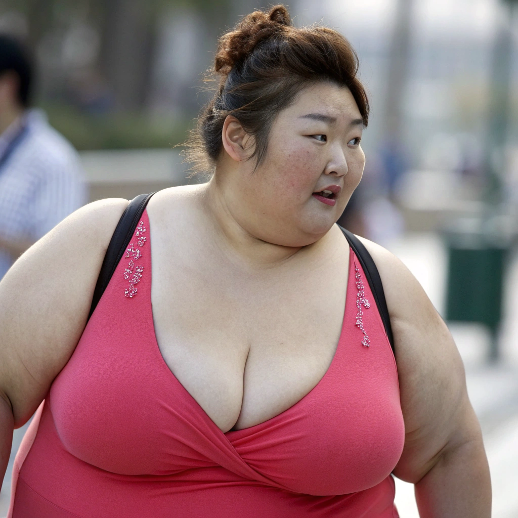 AI generated image by Red Panda AI: nwfs, nude, enormous xxxlarge fat girl, xxxlarge huge boobs, xxxlarge fat arms, xxxlarge fat waist and belly, xxxlarge fat thigh, xxxlarge fat neck, korean, rounded full face, vertically flat face, lovely fat chin, fat jaws, round big eyes, sweat a lot, hairy pussy,
The man is having sex with her inside her groins,
, the penis push in all the way in her pussy
the glans of very large glistening penis is completely swallowed by her pussy and invisible.
transparent pussy hole
she show her wide-spreaded pussy-hole to man who in her groins,