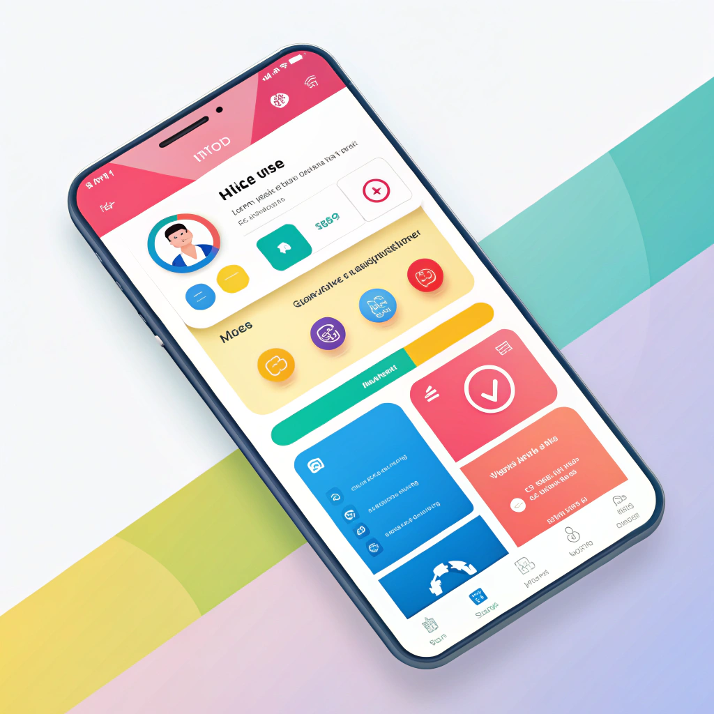 AI generated image by Red Panda AI: 어플리케이션 일러스트